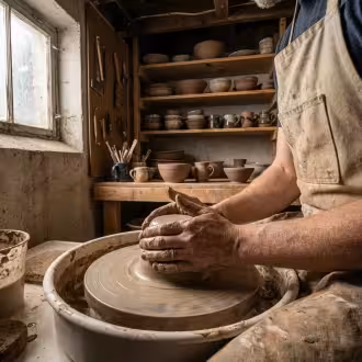 Fresh mint tea from herb garden
